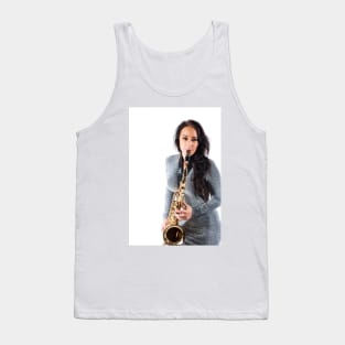 Sax Lady Tank Top